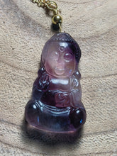 Charger l&#39;image dans la galerie, Collier Bouddha Fluorite
