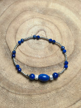 Charger l&#39;image dans la galerie, Bracelet Lapis-lazuli/Argent 925
