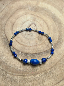 Bracelet Lapis-lazuli/Argent 925
