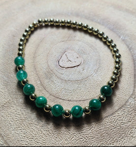 Bracelet Mica vert